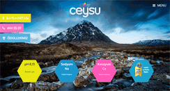 Desktop Screenshot of ceysu.com.tr